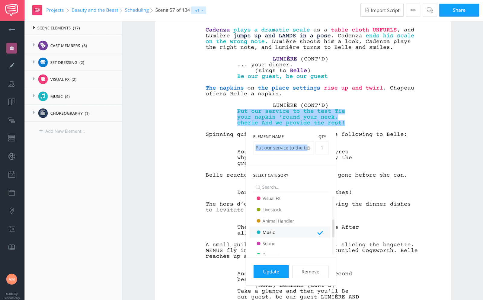 Prep Time Script Breakdown