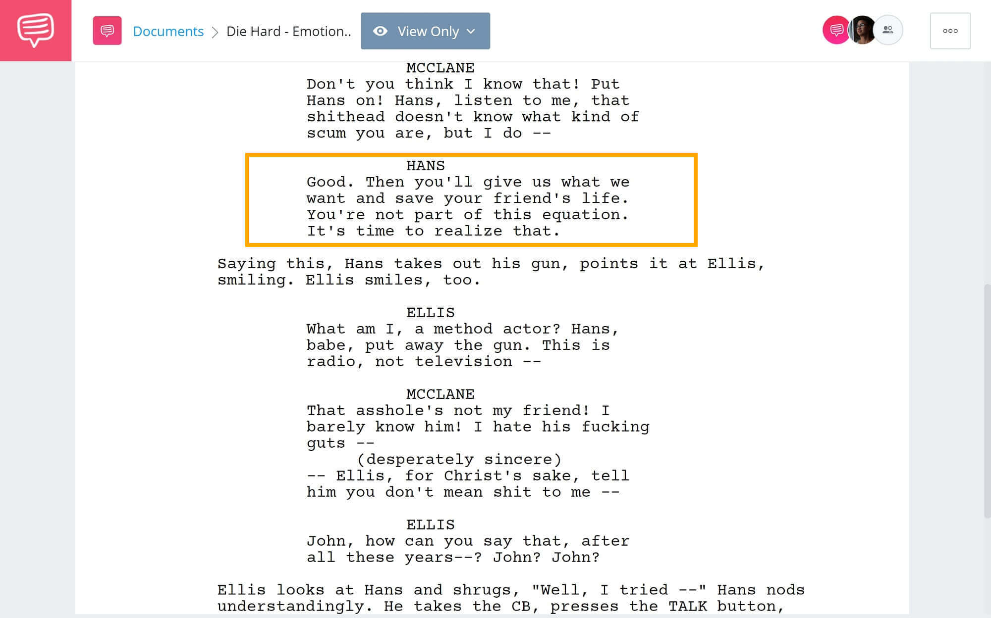 What is Story Beat - Die Hard Emotional Wiriting Script Example - StudioBinder Screenwriting Software (2) (1)