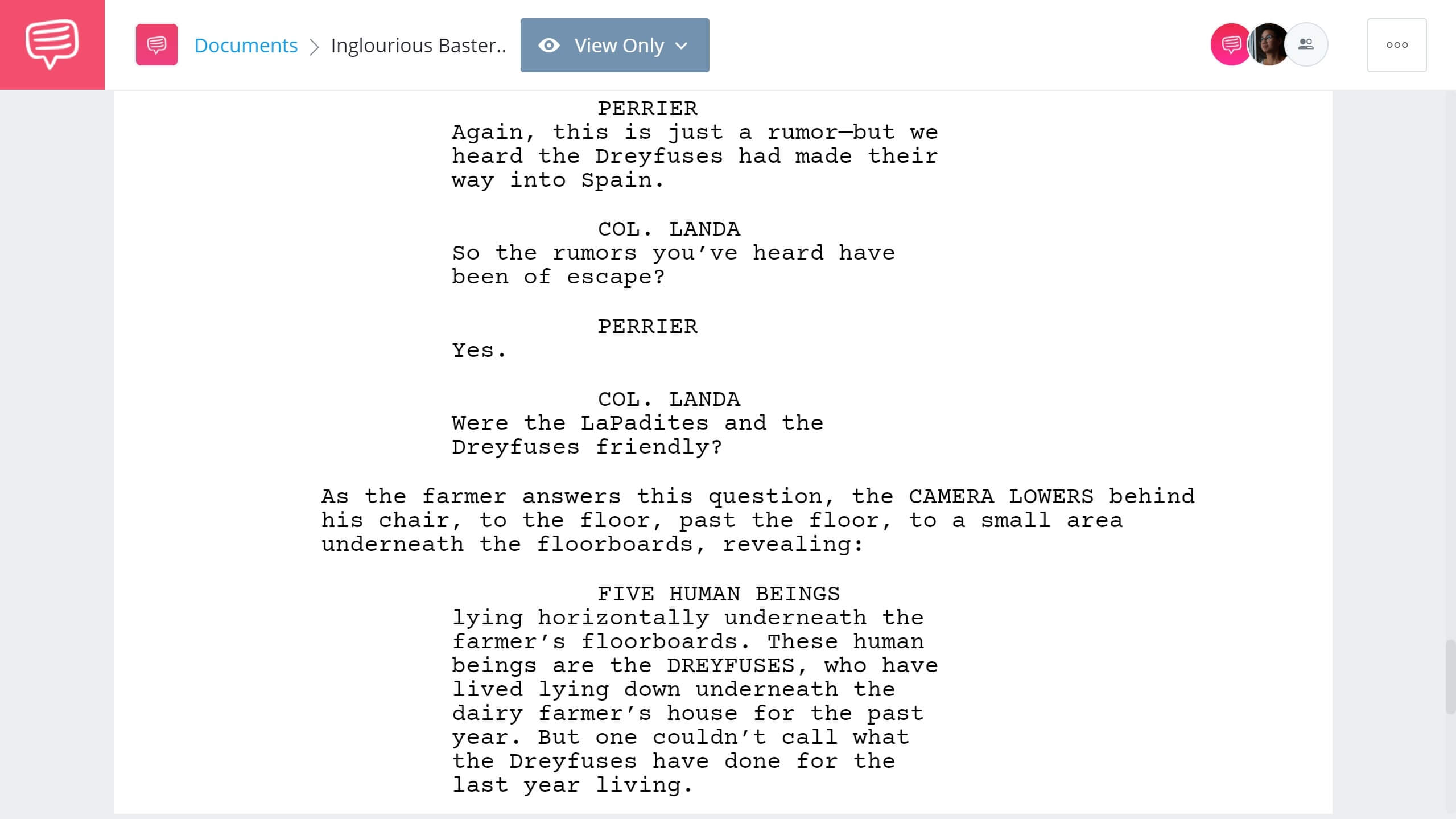 Inglorious Basterds Script Teardown - Intro - StudioBinder Screenwriting Software