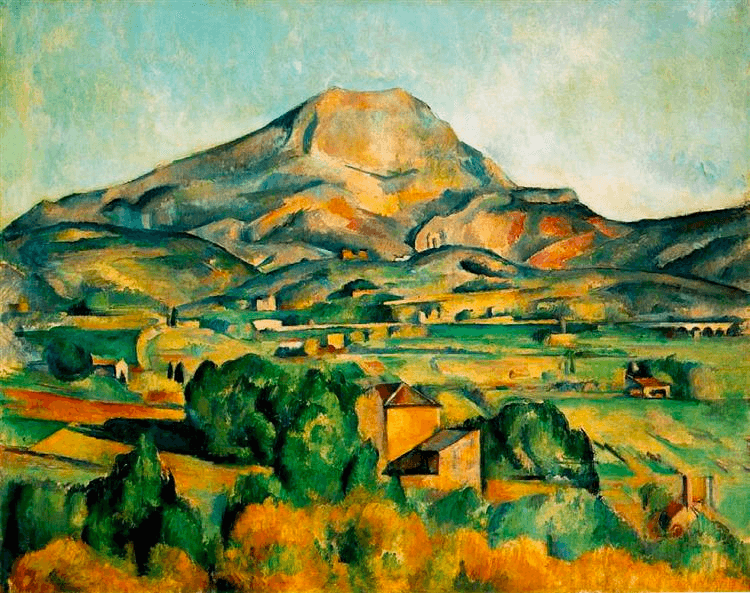 What is Post Impressionism Art Mont Sainte Victoire c by Paul Cezanne