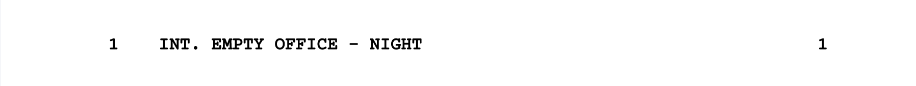 How to Write a Scene Heading in a Script Dont Describe Locations